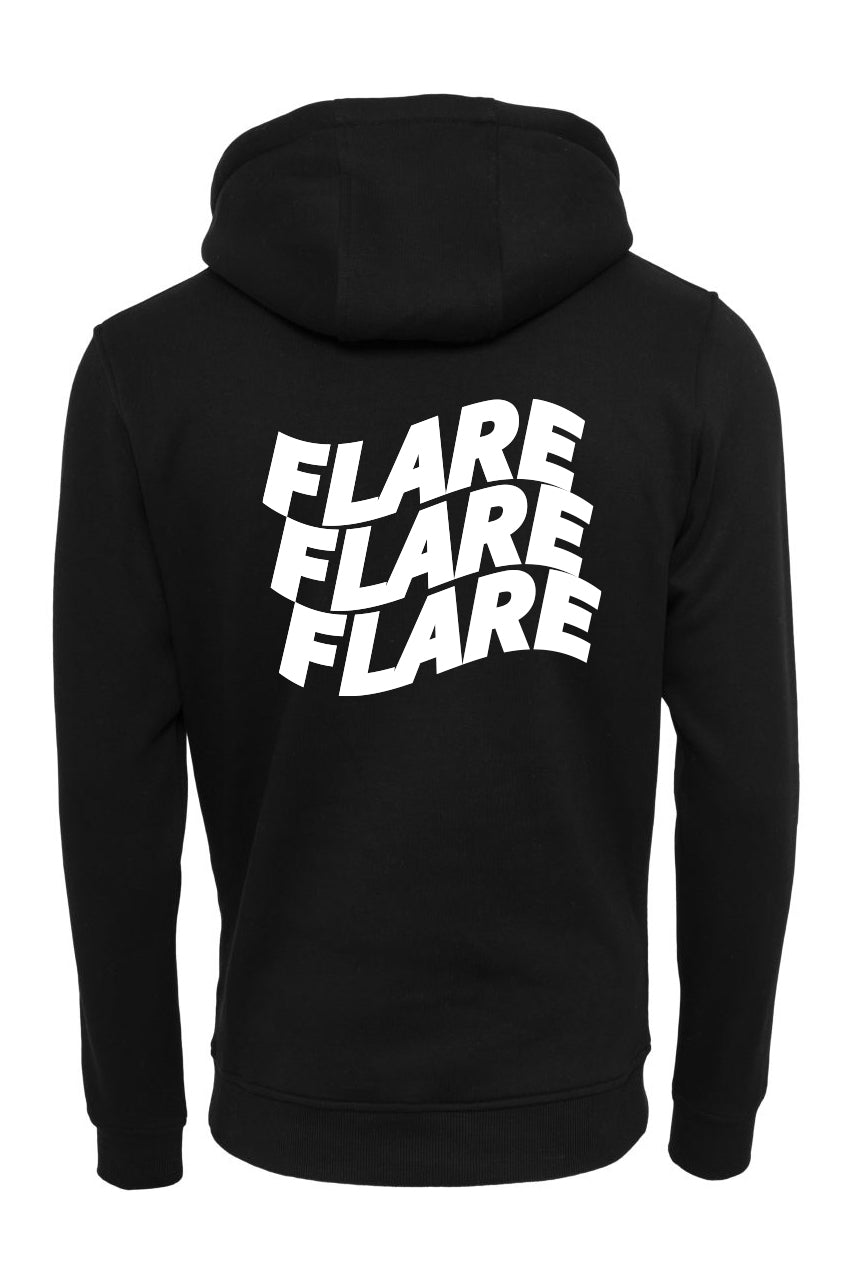 Hoodie Triple Flare - Black