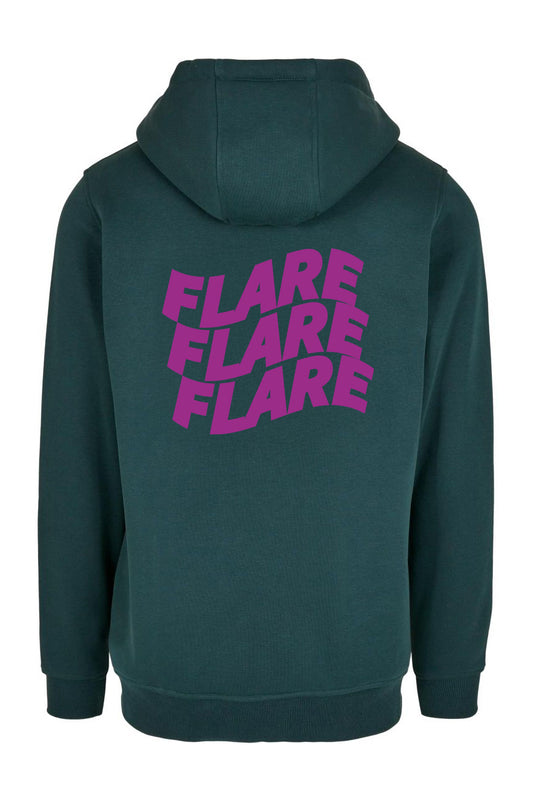 Hoodie Triple Flare - Bottlegreen